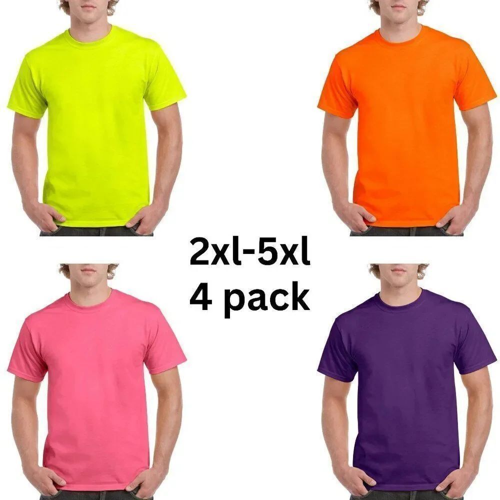 NEW 4 pack unisex/ men women shirt short sleeve 4 shirts great deal!